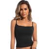 Sexy Tanktop für Damen mit quadratischem Ausschnitt, für den Sommer, zum Ausgehen, Basic-Cami-Shirt mit verstellbaren Trägern und schlanker Passform