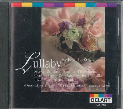 CD VARIOUS  Lullaby  My Favorite Songs  Dvora EJS1063 BELART 2000 Japan ObiClassical Used