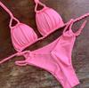 Underwire Bikini Swimsuit High Waist Swimwear for Women Push Up Two Piece Bathing Suits Push Up Summer Female
