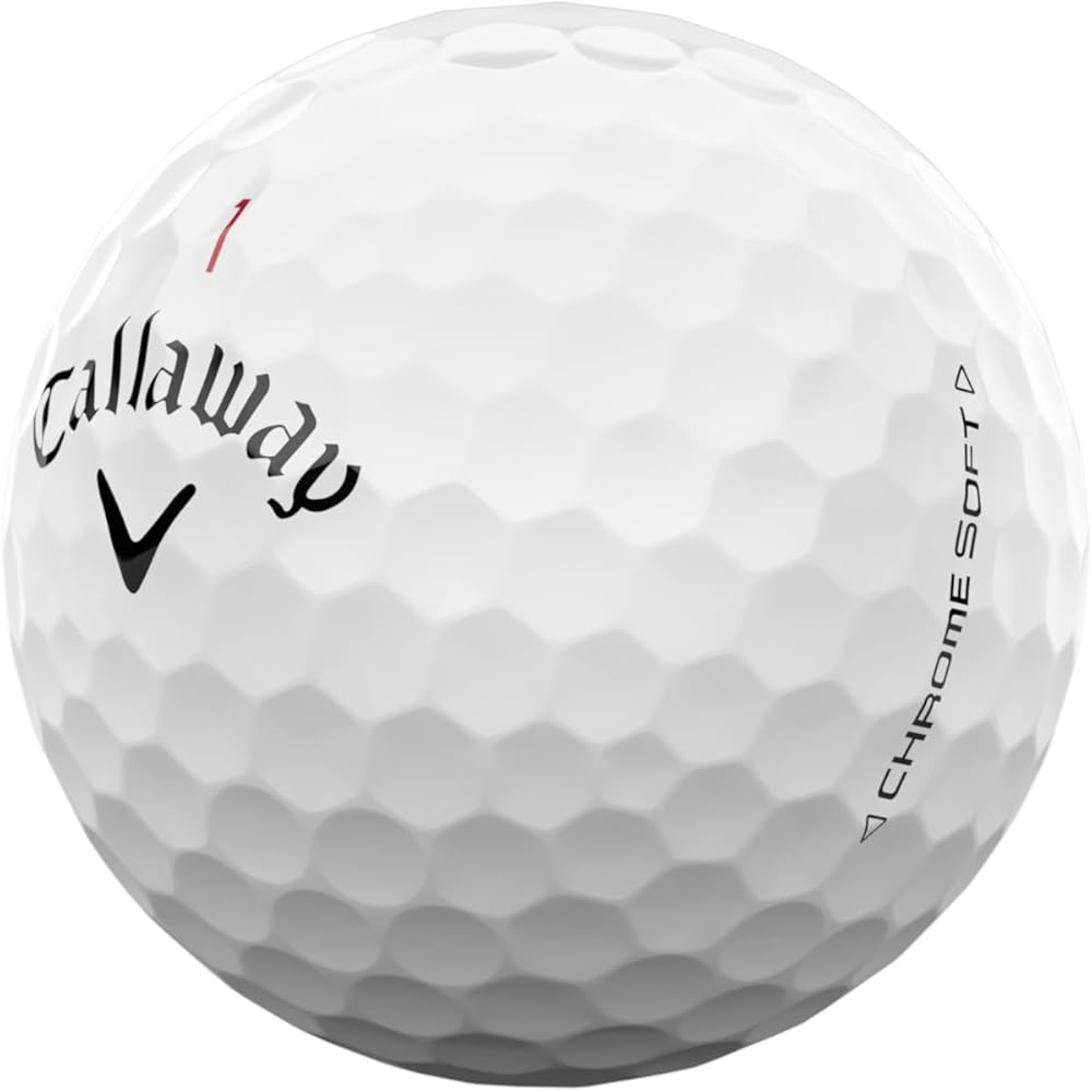 Callaway Chrome Soft Golf Balls 24 Pack 3-Piece Structure White