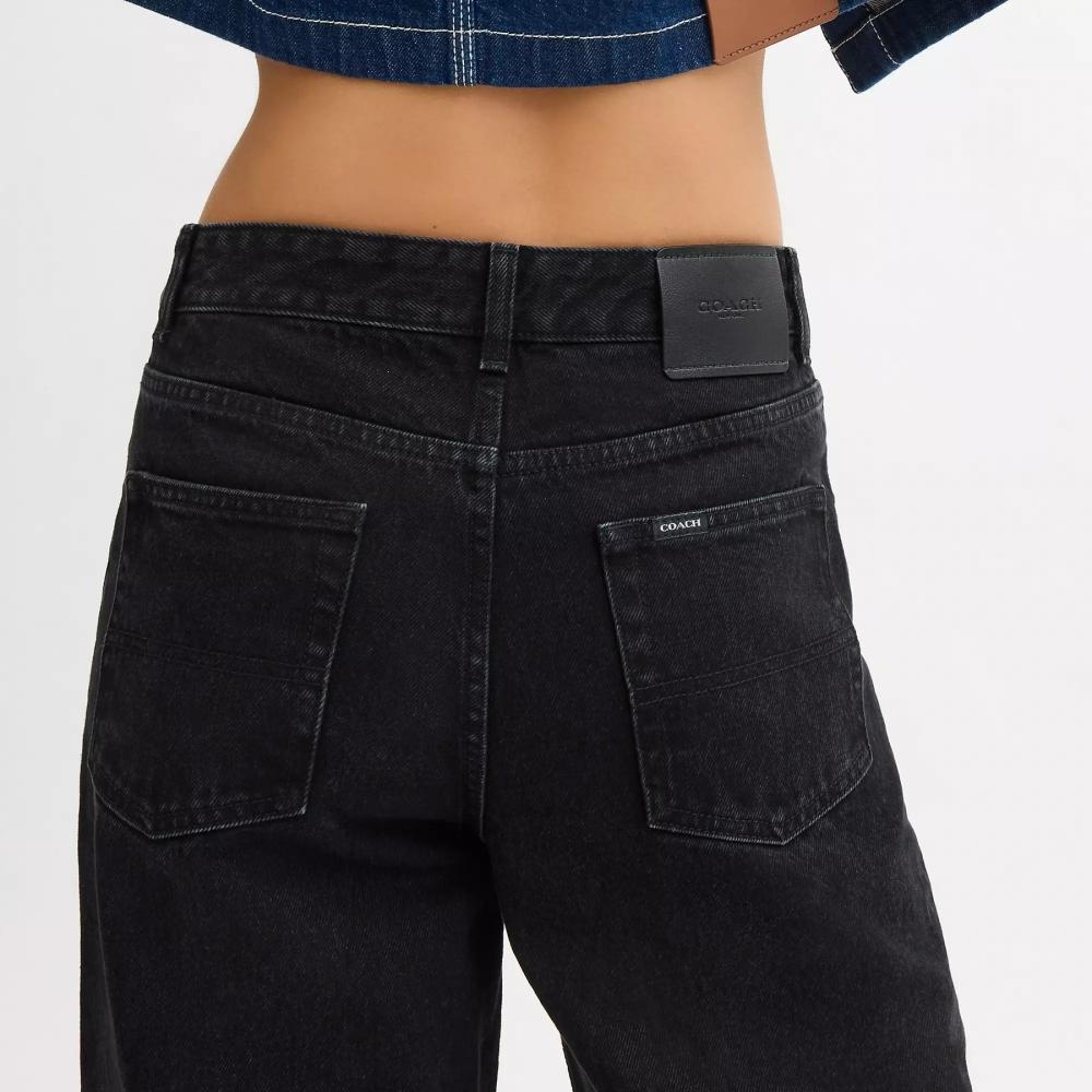 Coach Denim Jeans Black