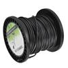 Round String Trimmer Line for   3.3mm Black High Cutting Efficiency Trimmer Line for Most Lawn Mowers Farm