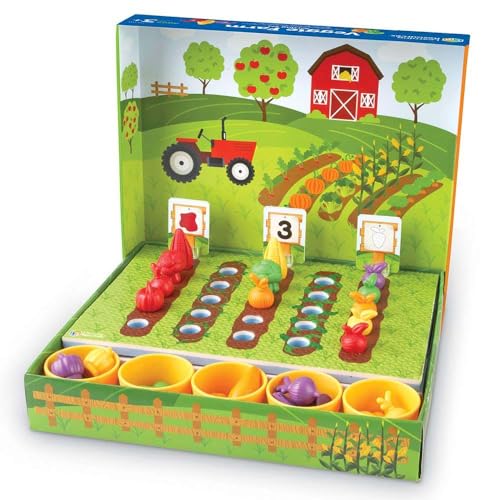 Learning Resources Number Play, Number Counting, Math Vegetable Garden, LER5553, Authentic