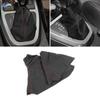 For Land Rover Freelander 2 2008 2009 2010 2011 2012 2013 Suede Leather Center Gear Shift Collars Handbrake Gaiter Boot Cover