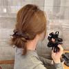 1PC Elegant French-style Vintage Bow Hair Ties Twisted Hair Bands with Secure Grip, Classic Women's Hair Accessories Suitable for Ponytails and Buns