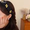 Maillard Plush Wide Leaf Pearl Headband Headband High Cranium Top Fashion Hair Accessories Women