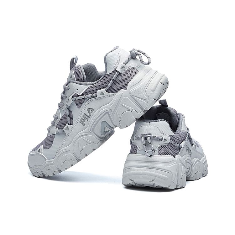 FILA Cat Paw Fabric Comfortable Low-Top Lifestyle Sneakers Women sneakers Gray F12W034129FAA