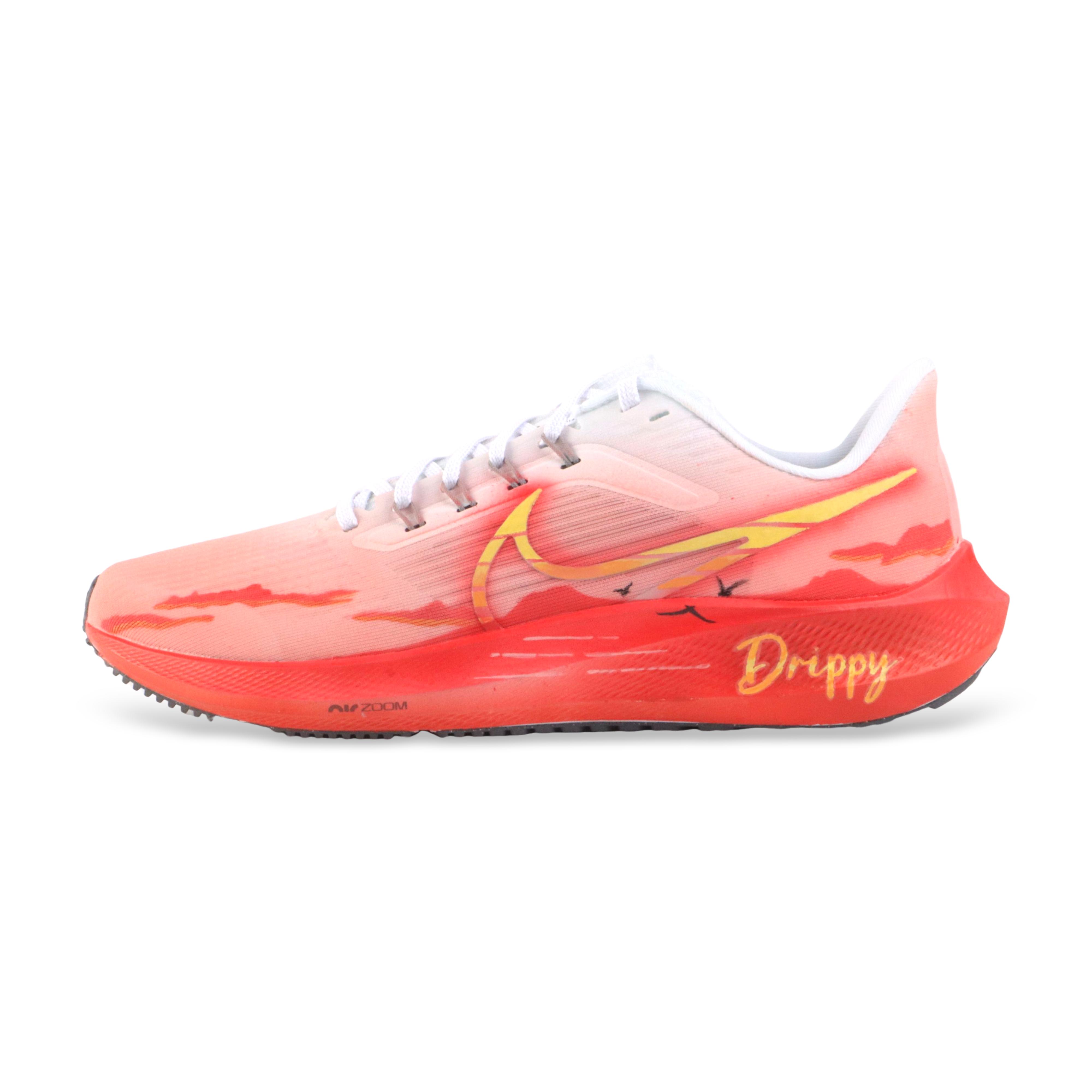 

Nike Air Zoom Pegasus 39 Low top Running Shoes Unisex Orange Red DH4071-100(Team889-) 44.5