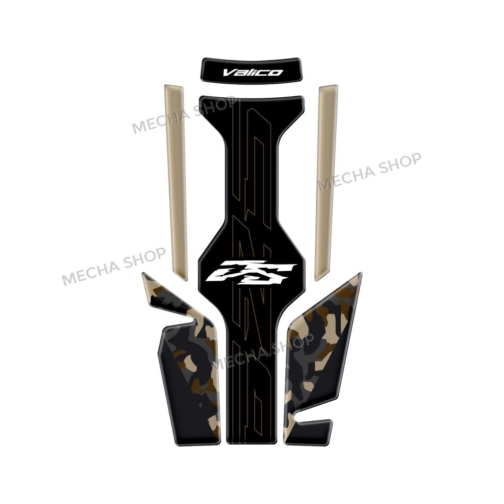 625dsx Accessories 3D Epoxy Resin Sticker Protection Kit Handguard Stickers For Voge Valico 625DSX 2025 Tank Pad