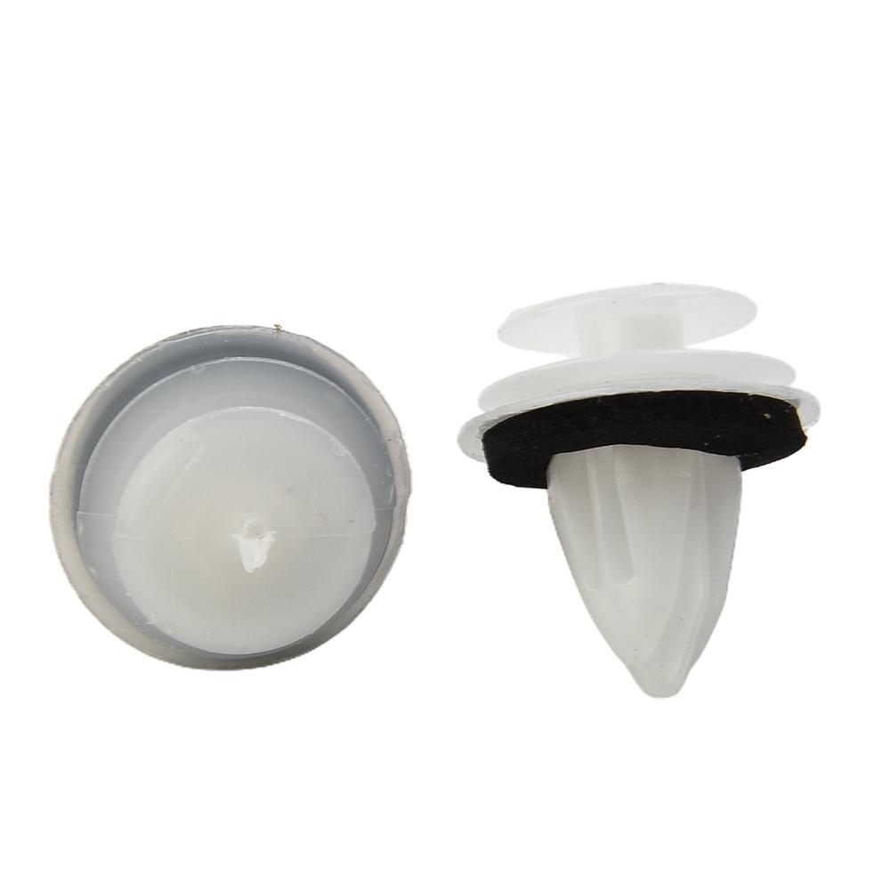 100PCS 9.9mm Bumper Clips Auto Car Hole Plastic Rivets Fastener Fender Push Pin