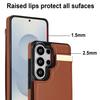 Luxury Leather Wallet Case for Samsung Galaxy S23 S24 S25 S26 Ultra Plus A56 A55 A15 A54 Card Holder Phone Cover Protective Case