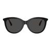 Burberry Original Design Acetate Irregular Sunglasses Women's Black