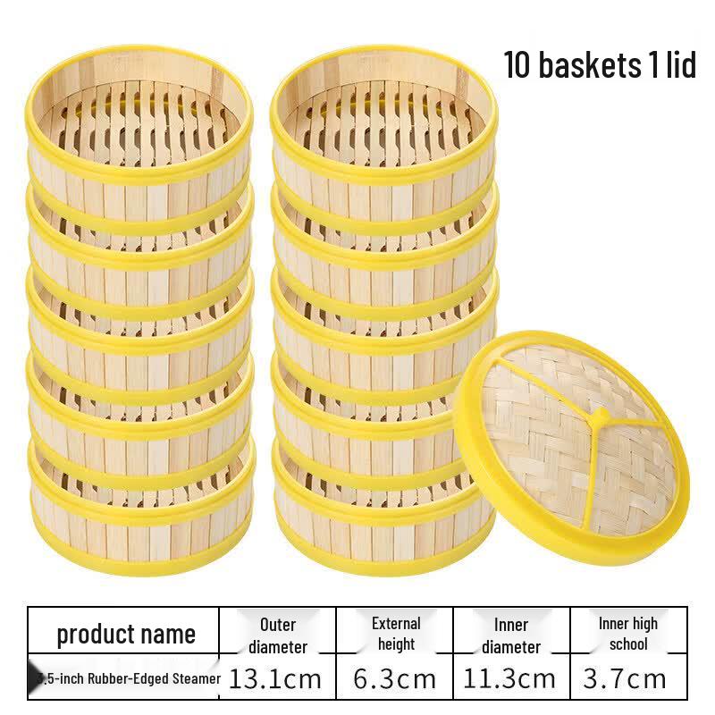 

Bamboo Steamer Basket Set