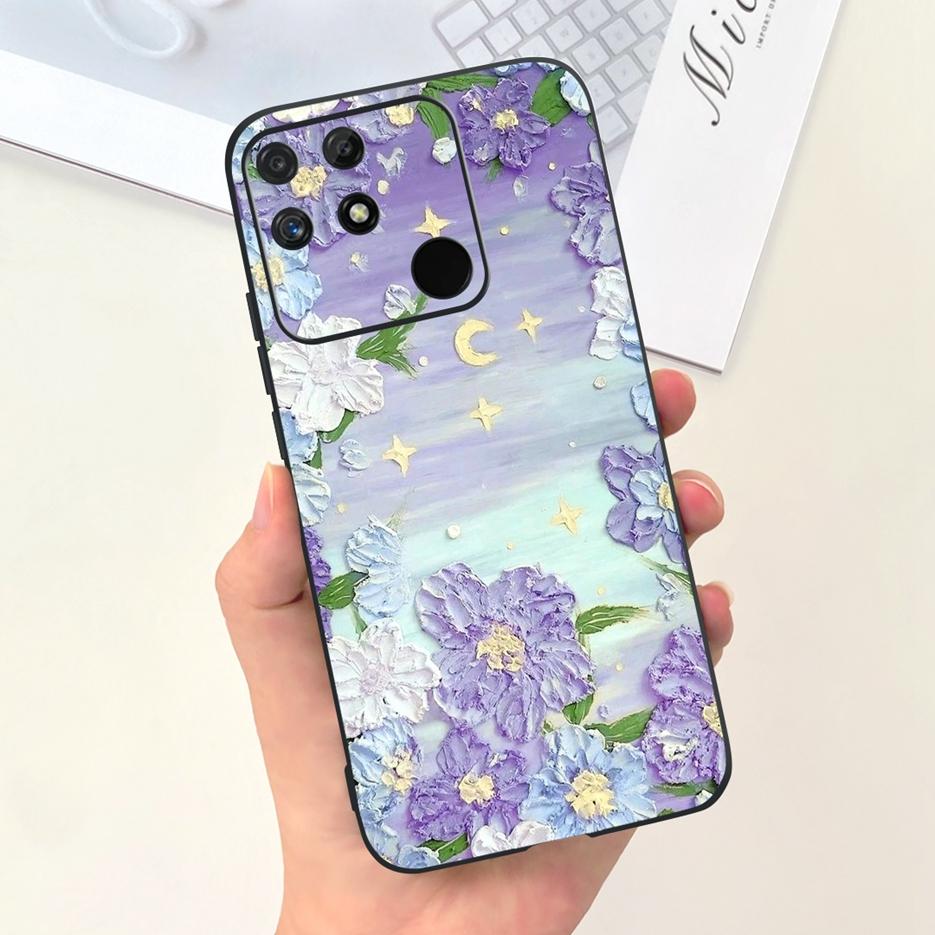 For Realme Narzo 50A Case RMX3430 Lovely Cartoon Cover Soft Silicone Phone Case For Realme Narzo 50i Narzo50A Prime Fundas Coque
