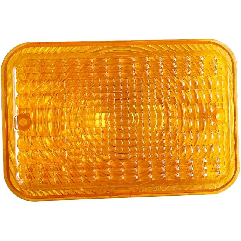 BLUESUNSOLAR 2X Amber Lens LVU18745 Tail Light Lens Replacement for John Deere Tractor 1023E 1025R 1026R 2025R 2027R 2032R 2038R 2305 2320 2520 2720