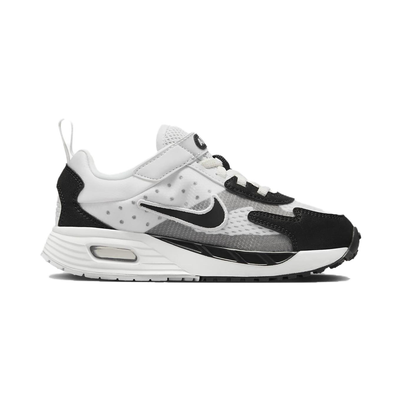 

New Nike Air Max Solo Anti-Slip Wear-Resistant Low-Top Kids Running Shoes White Black Children Aged 3-7 Years Old FZ0944-101