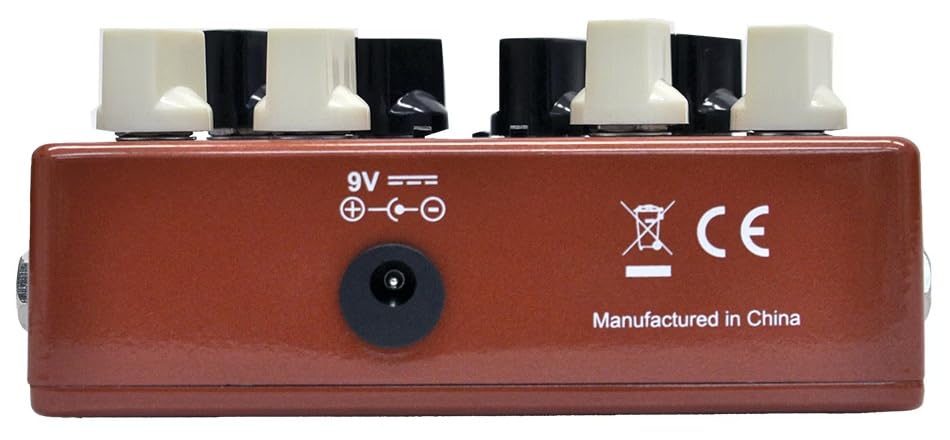PLAYTECH Acoustic Guitar Preamp with and Chorus Effects 2-Band EQ, Reverb,