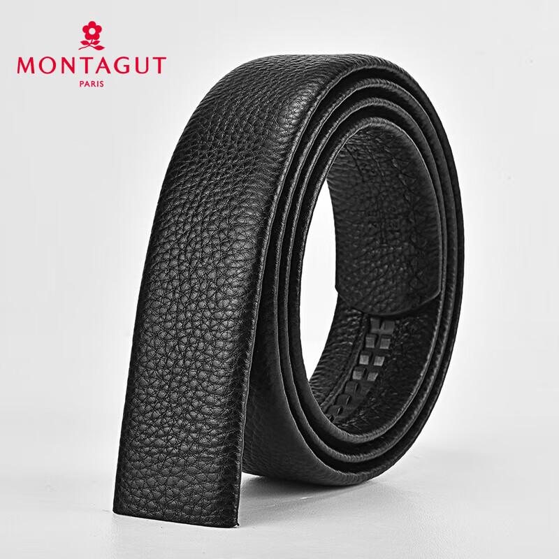 Montagut Men s Genuine Leather Automatic Buckle Belt Strap 115cm
