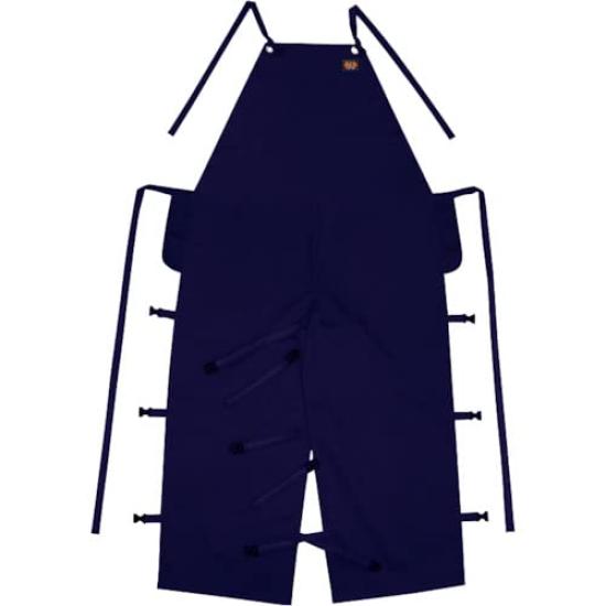 

AMTX AX1203 Flame retardant chest apron rawhide F navy