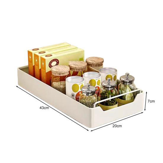 Storage Rack Pull-Out Cabinet Drawer Strong Load-Bearing Expandable Design Easy Installation Multifunctional Organizer