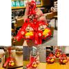 Adorable Cartoon Caishen Keychain Lucky Charm For Car Keys And Bags Perfect New Year Gift