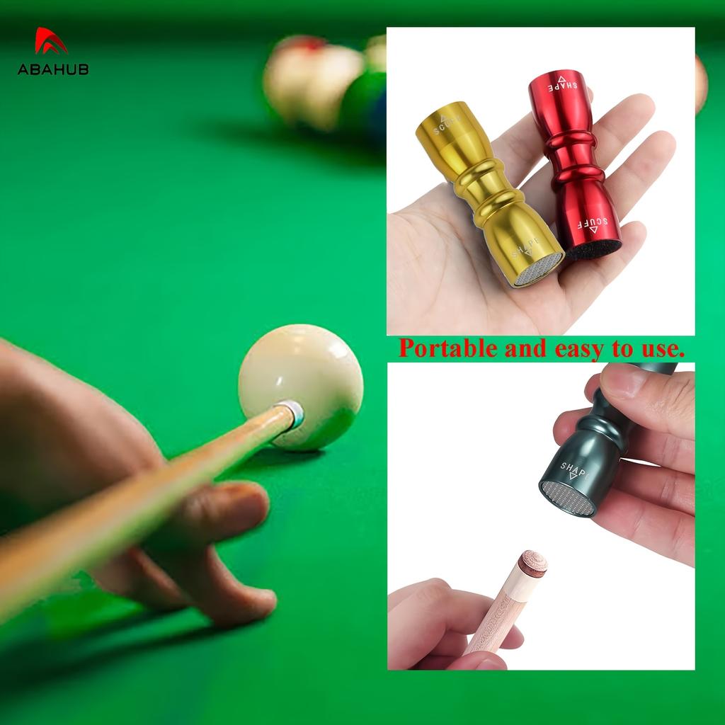 3In1 Portable Snooker Billiard Cue Tip Tool Scraper Shaper Repair Polisher Cue Maintenance Thanksgiving Billiard Sport Accessory