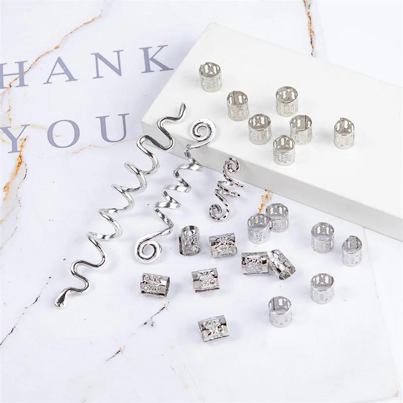 European and American Popular Viking Celtic Knot Retro Ethnic Style Spiral Snake Shaped Dirty Braid Hair Clip Accessories