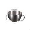 Ice Cream Bowl Stainless Steel Double Layer Insulated Stackable Snacks Soup Rice