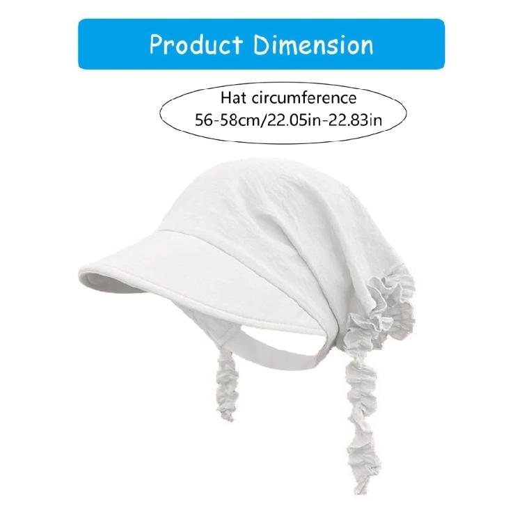 Soft Breathable Cotton Baseball Hat Sunproof Hat for Female Outdoor Daily Wear and Sunproof Popular Headscarf Hat