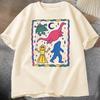 Colorful Cryptids T Shirt Man Woman Cute Animal Printed Tshirt Casual Round Neck Tshirt Harajuku Streetwear Clothes