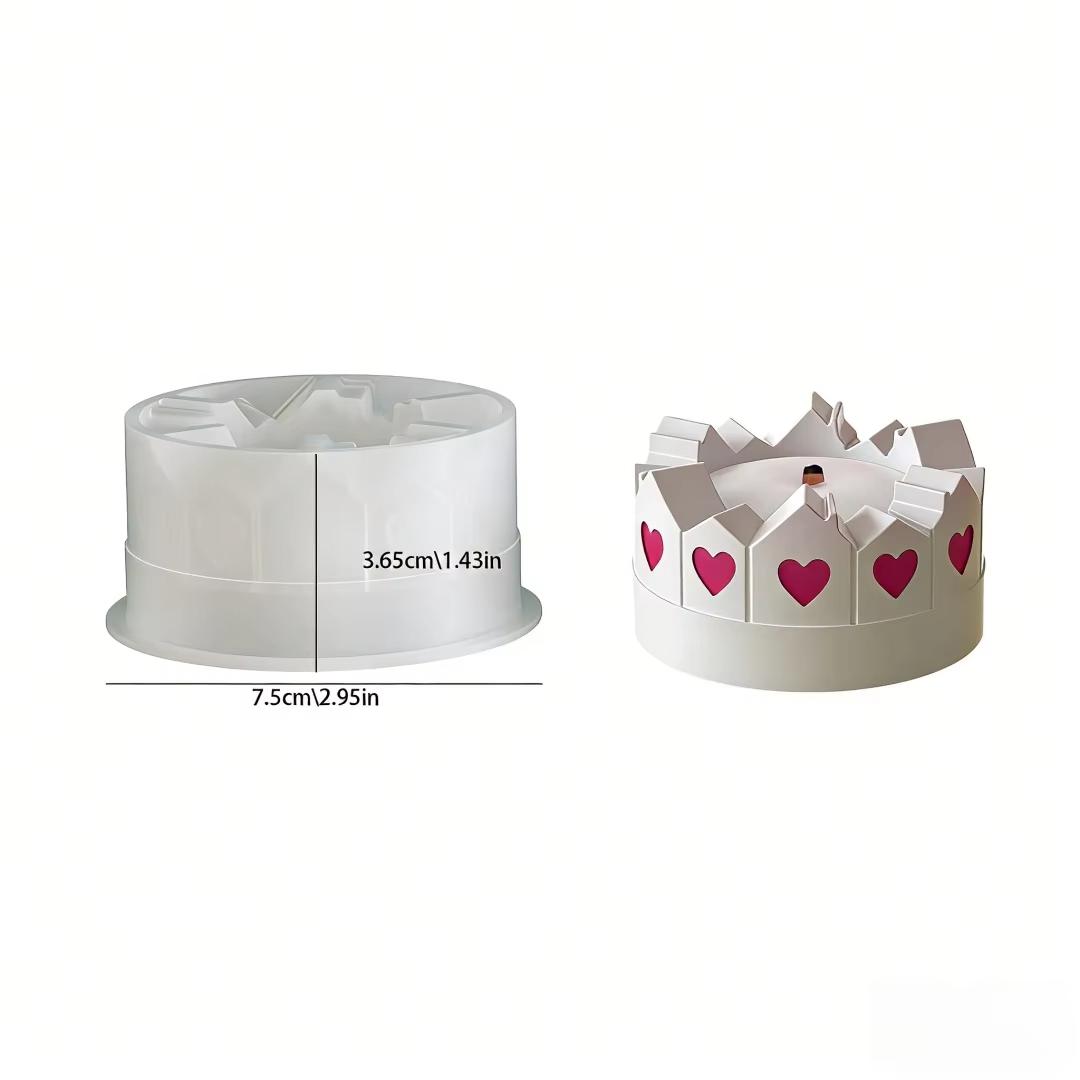 

Candle Holder Mold White Silicone Mold House Mold Flexible For Candle Making Home Decor Flowerpot Making