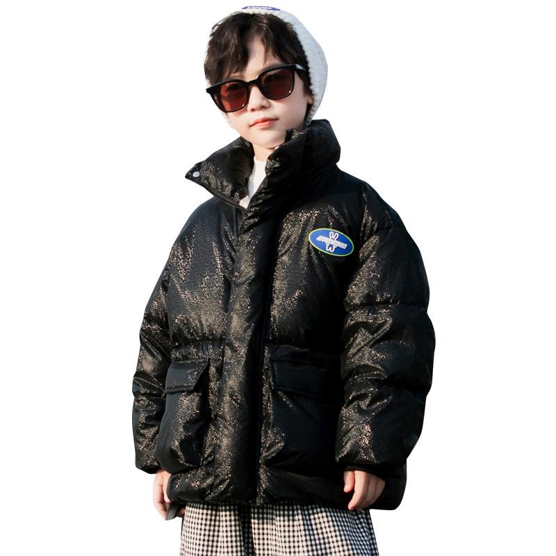 Lässige Baumwollkleidung für Kinder im Herbst und Winter, verdickte Jacke für Jungen und Mädchen