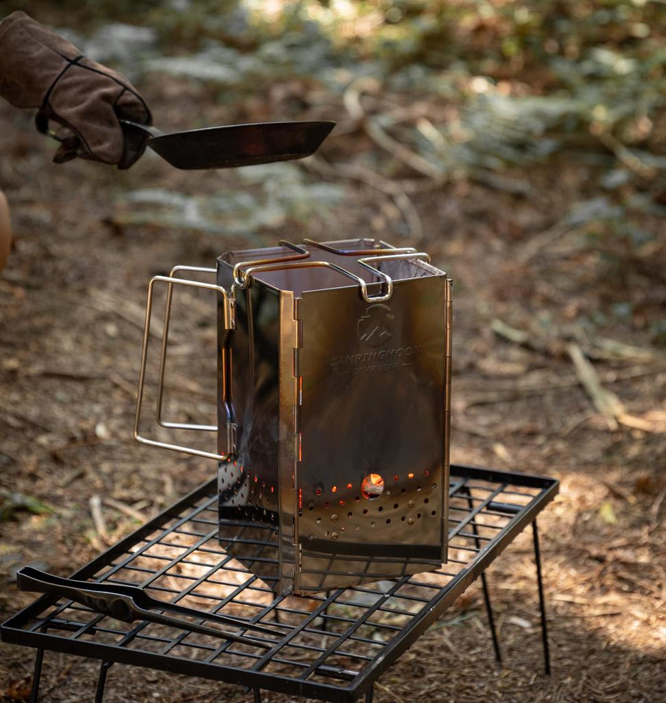 CAMPING MOON Trivet Outdoor Camping Mini Trivet Stainless Steel MT-19-W