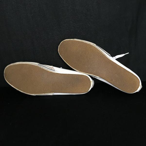 Mihara Yasuhiro Leather Canvas Sneakers Size 27.5 White Shoes Trainers(USED)