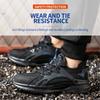 Anti Puncture Men Safety Shoes Summer Work Sneakers with Steel Toe Breathable Work Shoes for Men Protective Shoes with Metal Toe