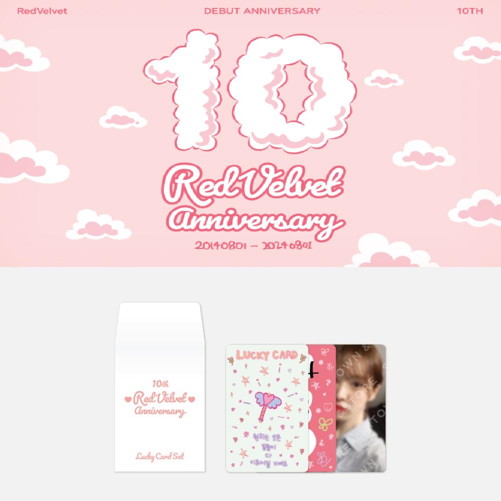 

Предварительный заказ набора карт MD Lucky Card 2024 Red Velvet 10th Anniversary