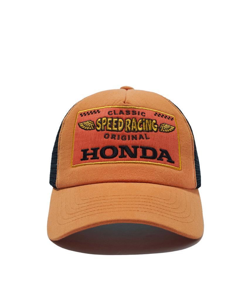 PHYPS MOTORCYCLE Honda Speed Racing Mesh CapOrange