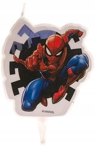 Świeczka Na Tort - Spiderman 2D, 1Szt.