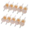 10 Pieces Motorcycle Dirt Bike Inline Gas Petrol Fuel Filter 6mm 8mm Pipe