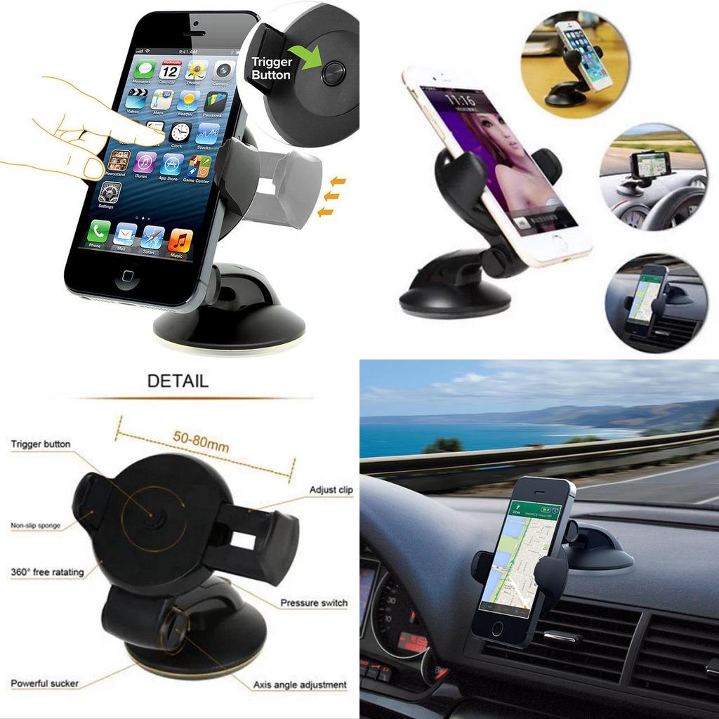 Verstellbare Auto Armaturenbrett Handy GPS Halterung für alle Smartphones