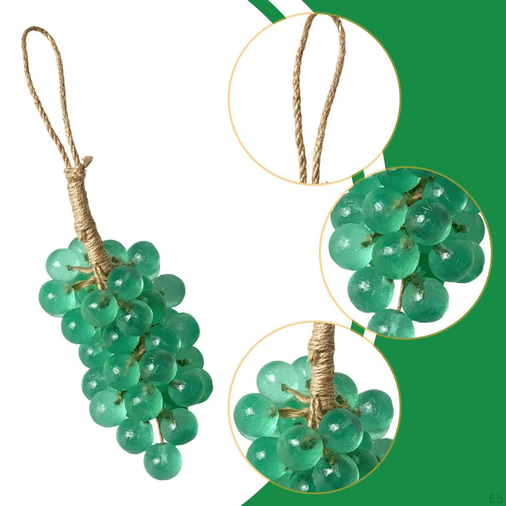 Grape Decor Hanging Men Women Deep Cleansing Cold Process Grapes Shaped Cluster Soap