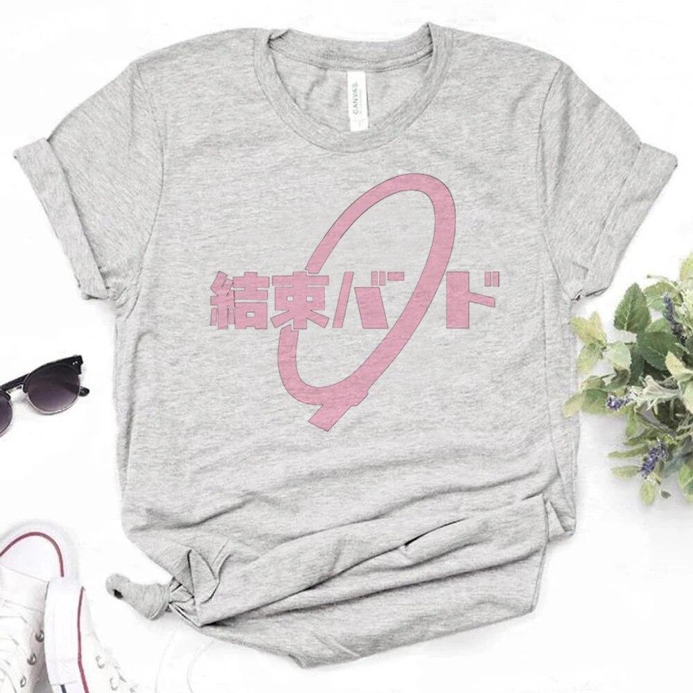 Bocchi the Rock t shirt women summer funny graphic t-shirts girl manga designer graphic clothes Unisex
