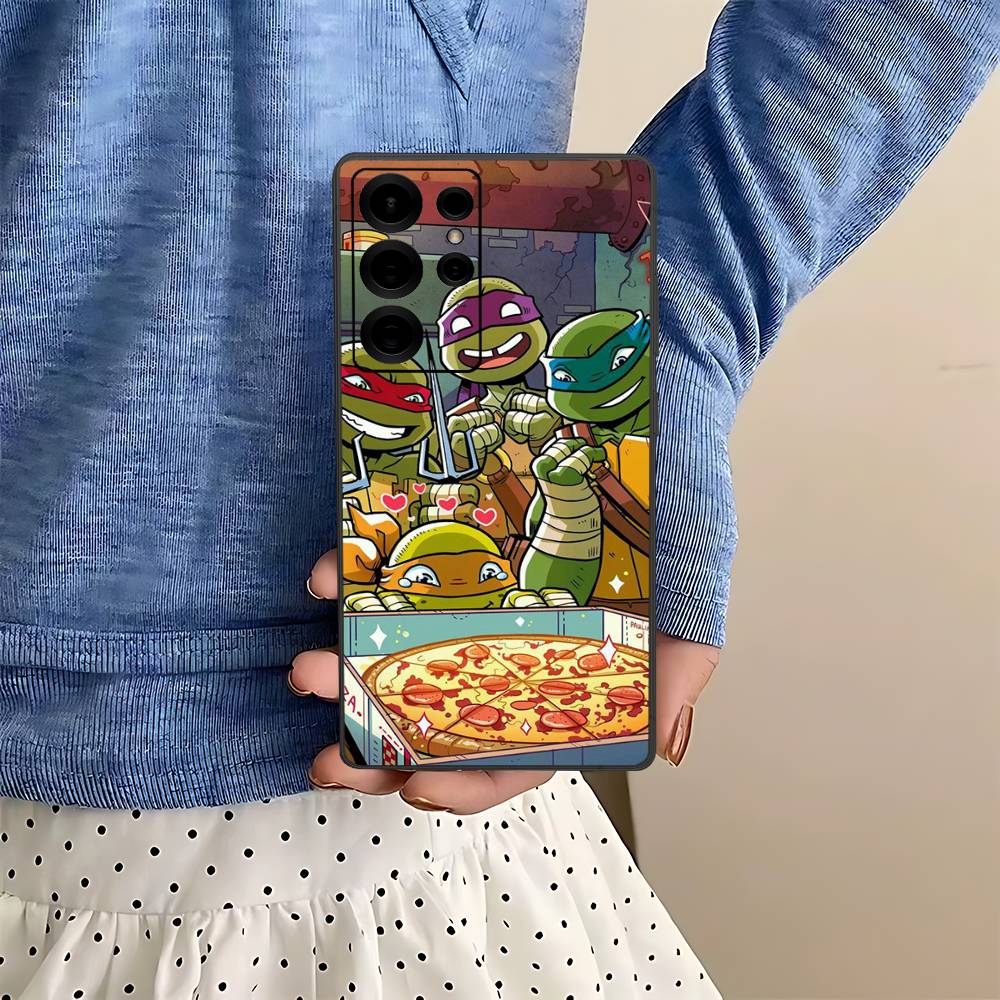 Animated N-Ninja T-Turtles TV Phone Case For Samsung S 24 Fe 25 Ultra Plus 20 Lite 21 30 22 23 24 22 Ultra 5G Fundas