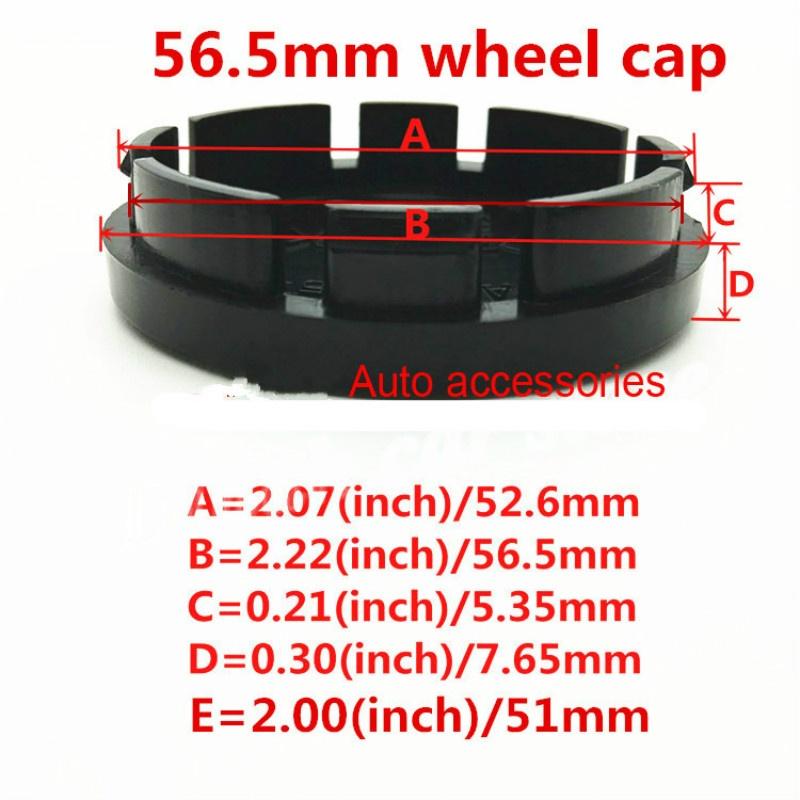 4pcs 56mm 60mm HSV Logo Car Emblem Wheel Center Hub Cap Rim Badge for Astra Commodore VT VX VU VY HSV Cruze Rodeo Astra