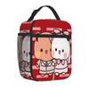 Bestselling Bubu And Dudu Wedding Bear Couple Panda Yier Sweet Style Compact Lunch Bag Urban Commute Adult Lunch Bag
