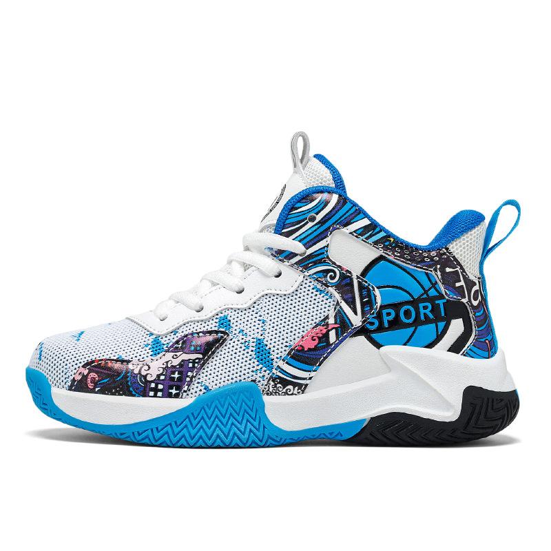 Casual Shoes Older Boys Basketball Shoes Children's 7 Sneakers Mesh Owen Training Running Shoes Breathable Students