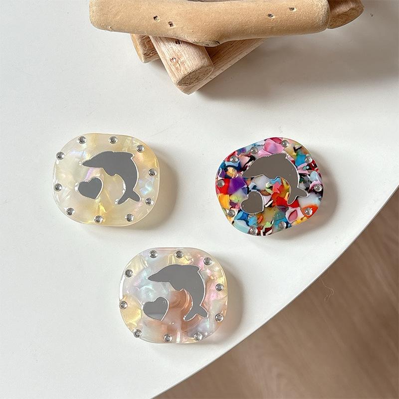 Rhinestone, Mobile Phone, Airbag Holder, Dolphin Mirror, Desktop Drama Support, Retractable Folding And Pasting, Ring Makeup Mirror.