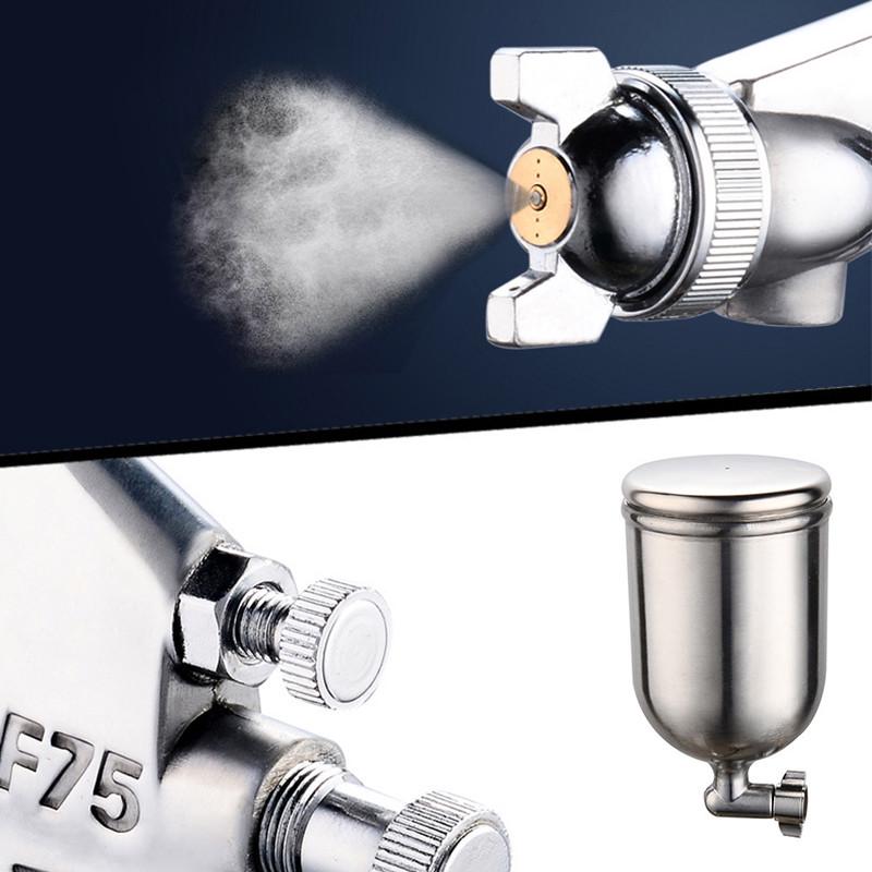 400 מ"ל Airbrush אקדח ריסוס מרסס סגסוגת ציור מרסס כלי עם הופר לצביעת מכוניות