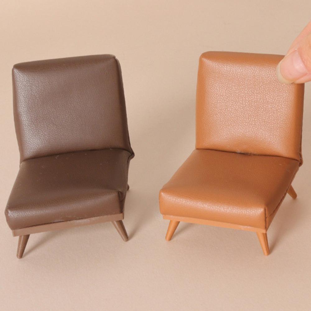 Plastic Foldable Beach Chair Model Mini Doll Summer Vacation Chair For OB11 Doll