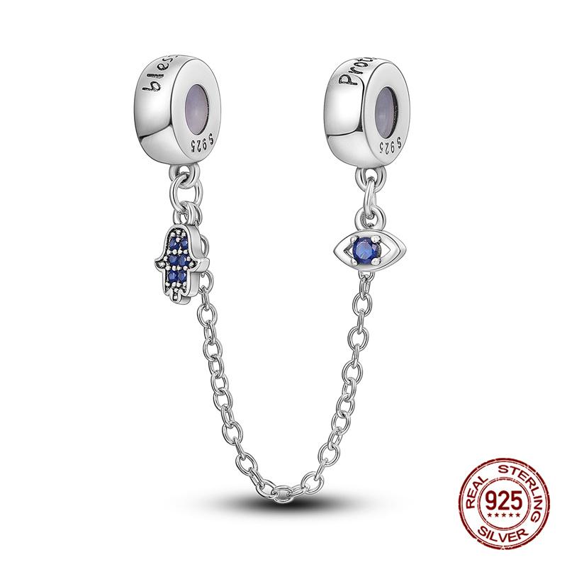 Original Charms Copper Devil'S Eye Series Charm Beads Fit 3Mm Original Bracelet For Women Diy Jewelry Gifts Making